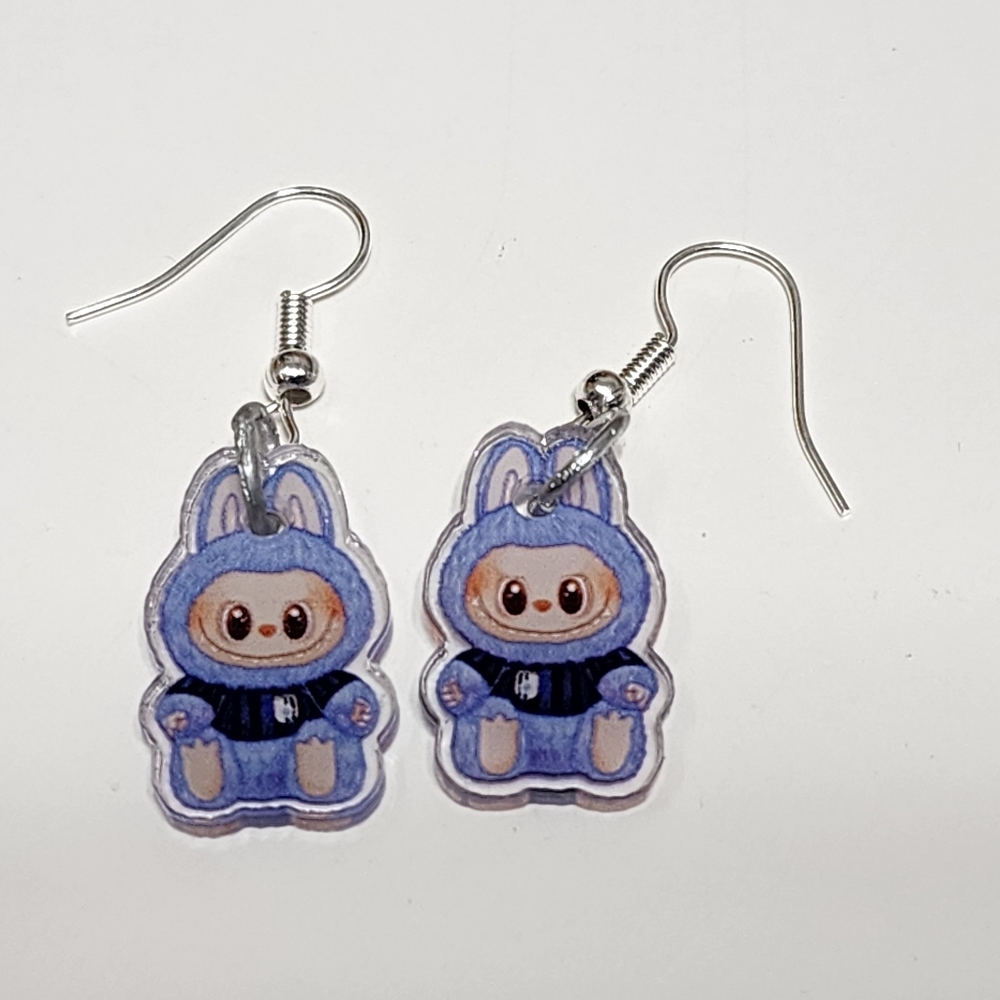 Labu‎ Earrings LBB Monster Purple Jewelry Pop Mart Colorful Dangle